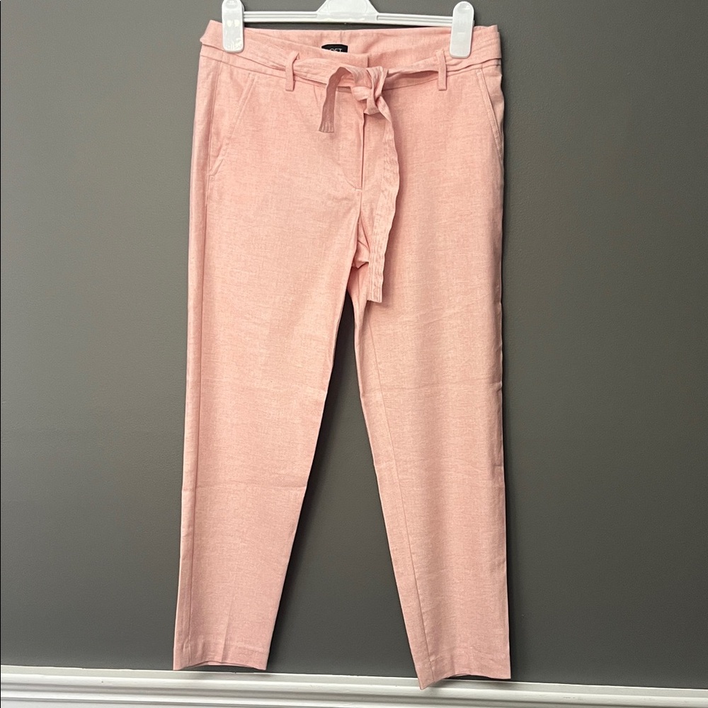 LOFT Light Pink Linen Ankle Pants - Size 6 - Brand New
